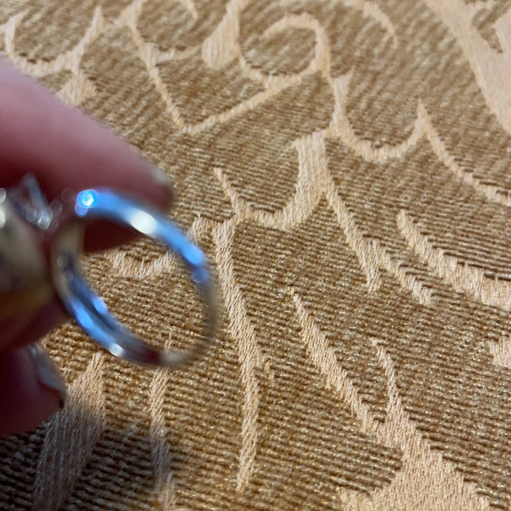 Used solitaire ring size 6 - Picture 4 of 5